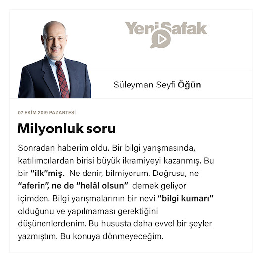 Milyonluk soru