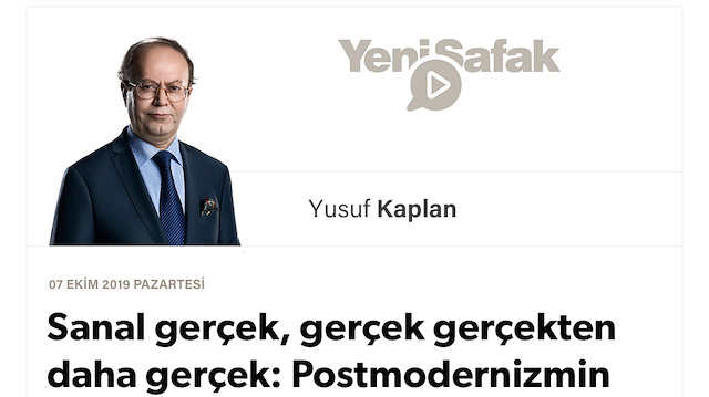 Sanal gerçek, gerçek gerçekten daha gerçek: Postmodernizmin çölüne hoş geldiniz!