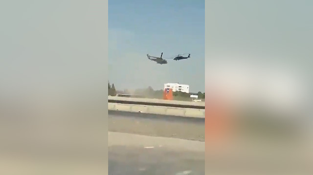 Suriye-Türkiye sınırında hava hareketliliği