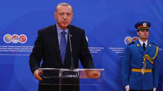 Cumhurbaşkanı Erdoğan: Türkiye'nin yegane arzusu Balkanların barışıdır, istikrarıdır