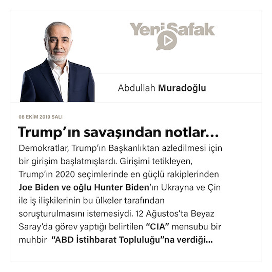 Trump’ın savaşından notlar…