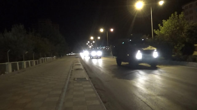 Askeri birlikler Suriyeye geçiş yaptı
