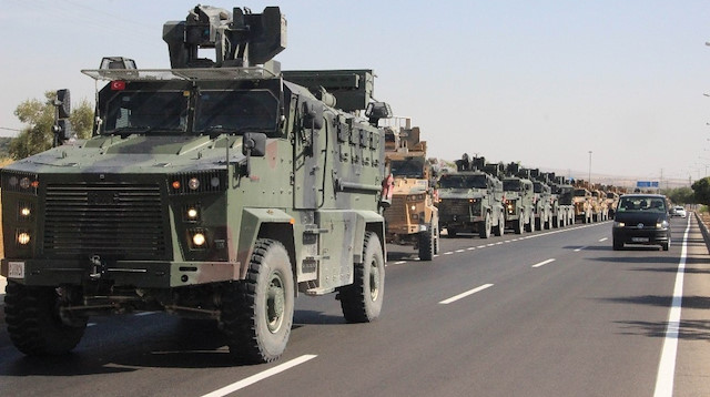 Suriye sınırında büyük hareketlilik: 100 araçlık askeri konvoy Kilis'e ulaştı