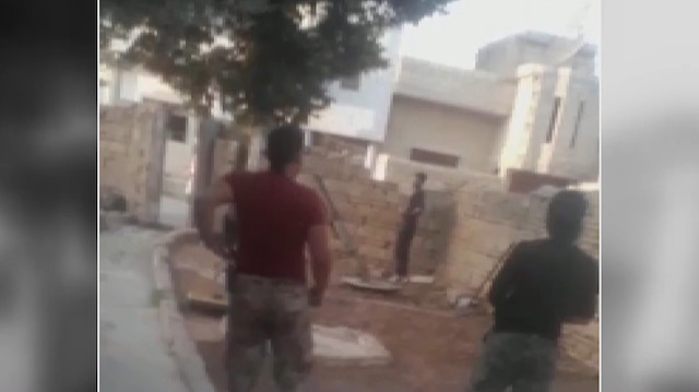 YPG/PKKlı teröristler evlerden saldırıyor