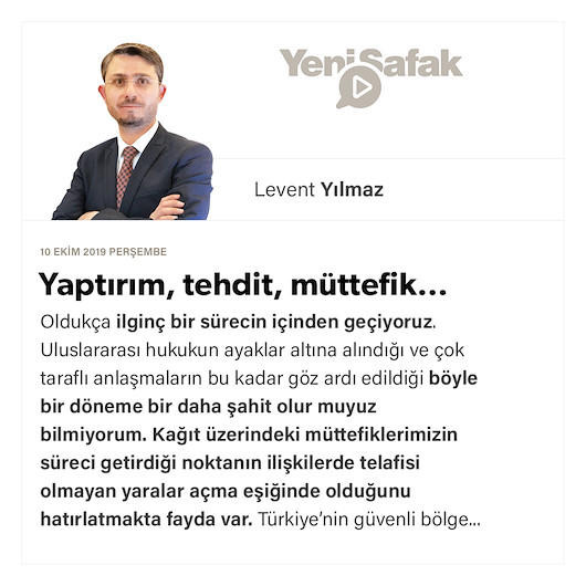 Yaptırım, tehdit, müttefik…