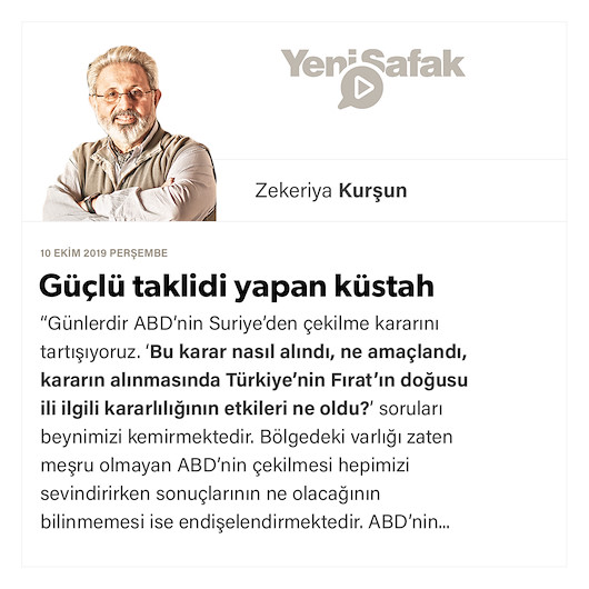 Güçlü taklidi yapan küstah