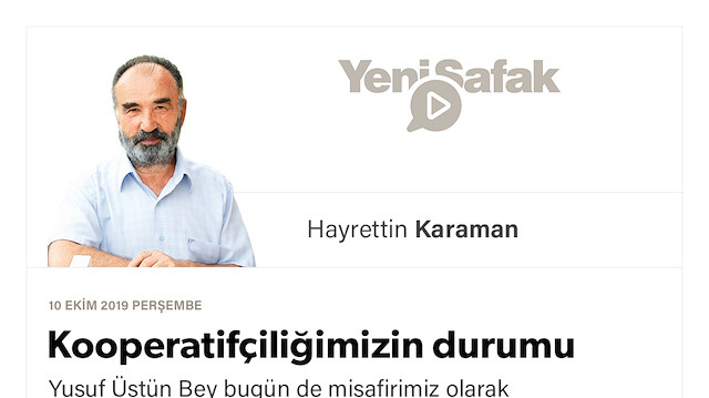 Kooperatifçiliğimizin durumu