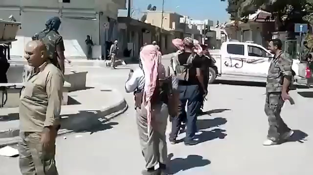 Suriye Milli Ordusu Tel Abyad merkezden görüntü yayımladı