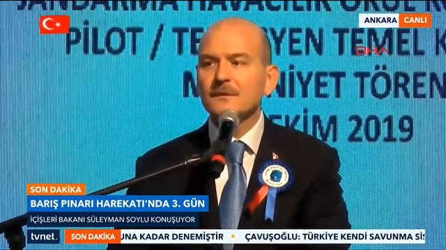 Bakan Soylu'dan dünyaya: Bunlar terörist değilse o havanı bize hangi ülkenin ordusu attı?