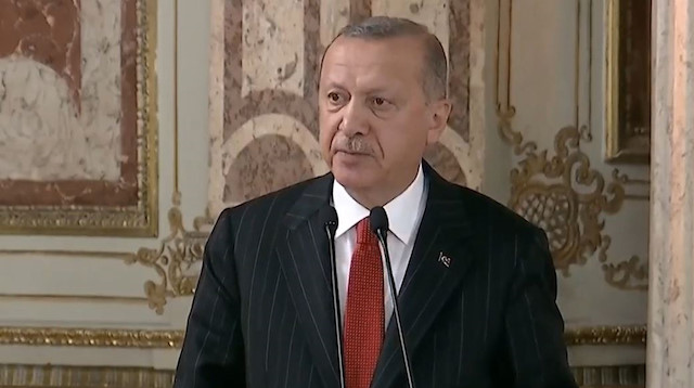 Cumhurbaşkanı Erdoğan: Biz Suriye'yi bölmek için değil korumak için orada bulunuyoruz