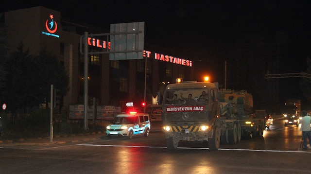 Suriye sınırına askeri sevkiyat devam ediyor