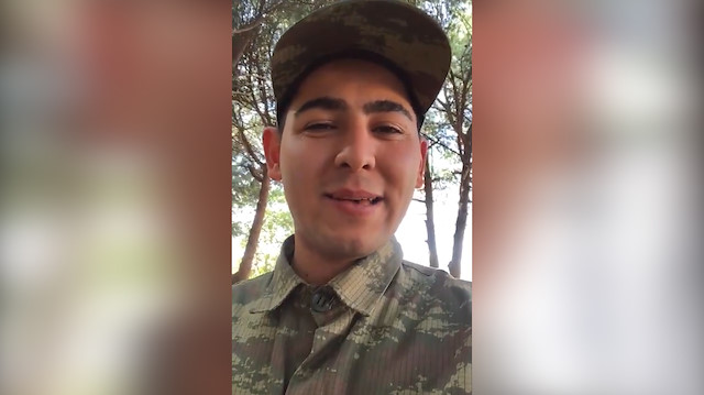 Şehidimizin son görüntüleri