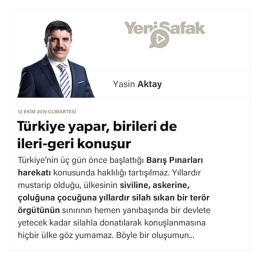Türkiye yapar, birileri de ileri-geri konuşur