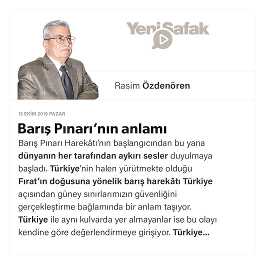Barış Pınarı’nın anlamı