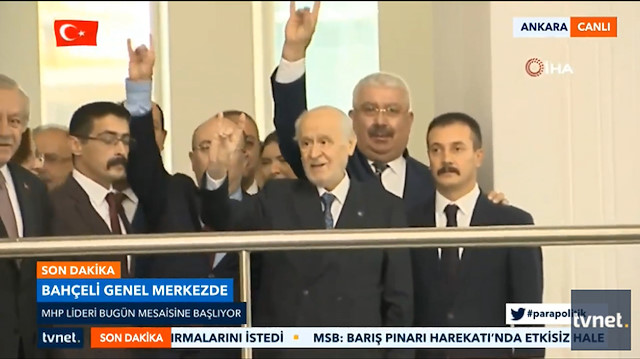 MHP Genel Başkanı Devlet Bahçeli yeniden mesaisine başladı