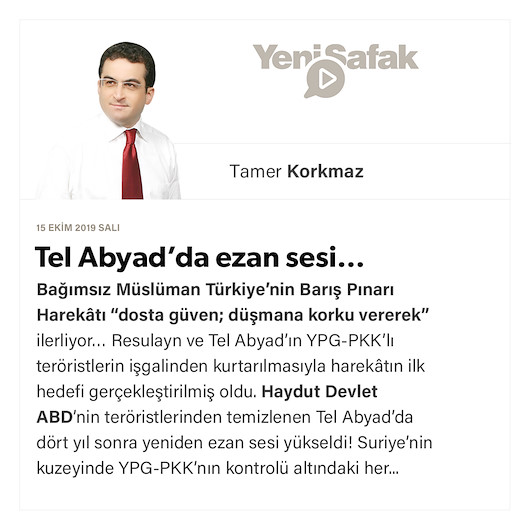 Tel Abyad’da ezan sesi…