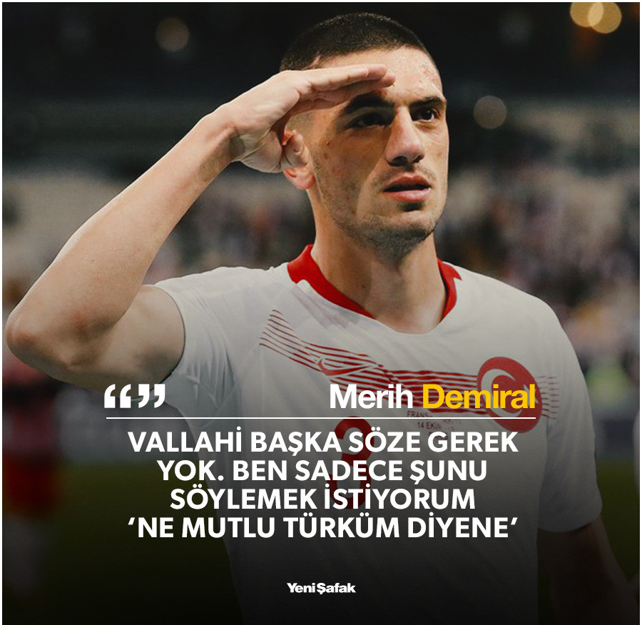Merih Demiral'dan maç sonu açıklaması.