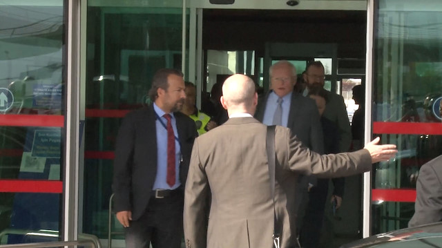 Robert OBrien ve James Jeffreyden oluşan ABD heyeti Ankarada