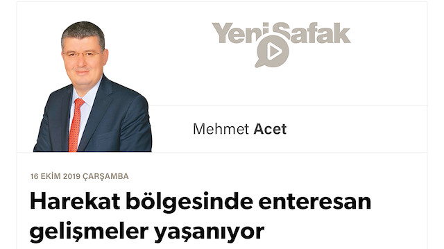 Harekat bölgesinde enteresan gelişmeler yaşanıyor