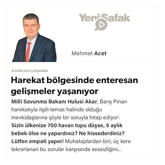 Harekat bölgesinde enteresan gelişmeler yaşanıyor