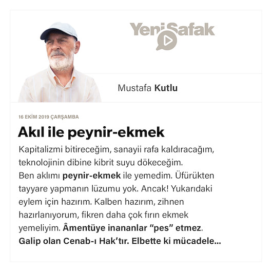 Akıl ile peynir-ekmek