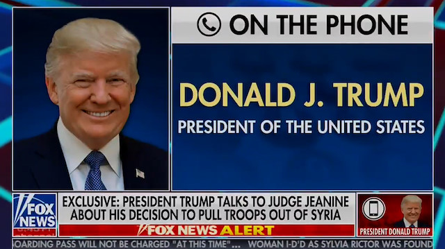 Trump FOX'un yayınına bağlandı: Türkler öğle yemeğine çıkar gibi savaşıyorlar