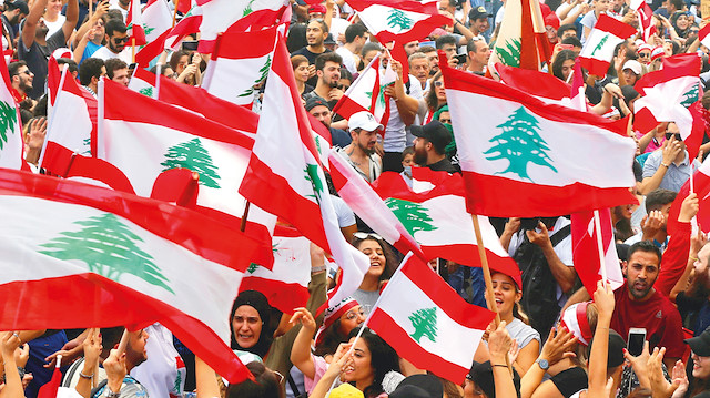 Lübnan da Erdoğan a destek sloganı