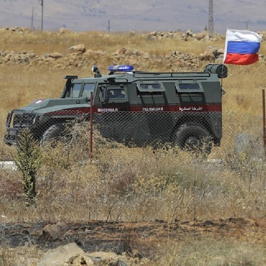 Rus askeri<br> Ayn El Arab'a girdi