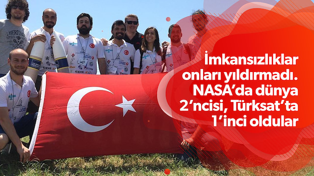 NASAda dünya 2.si Türksatta Türkiye 1.si olan Grizu 263 ekibinin başarı hikayesi