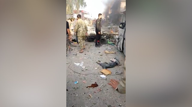 Tel Abyadda pazar yerine bomba yüklü araçla saldırı