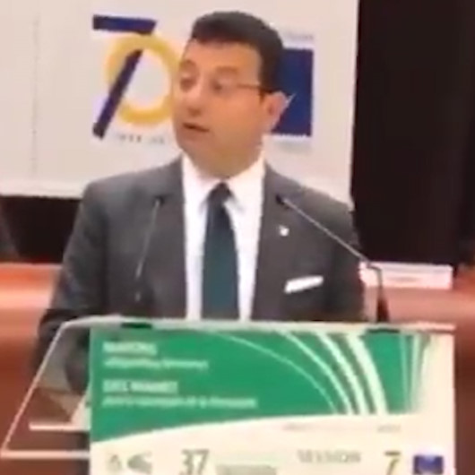 Ekrem İmamoğlu Fransada Türkiyeyi şikayet edip, HDPyi savundu