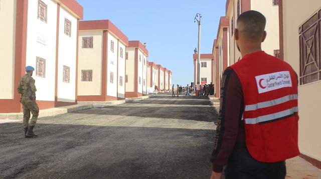 AFAD’dan 112 Suriyeli aileye İdlib’de konut
