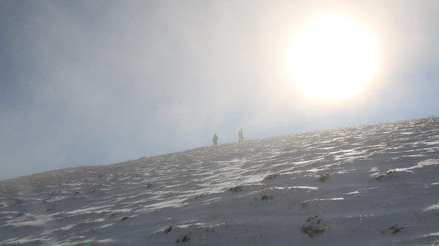 Nemrut Dağı’nda esrarengiz ışık