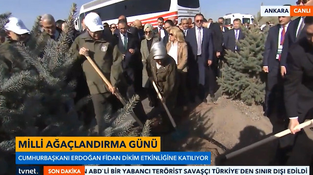 11 milyon fidan toprakla buluştu