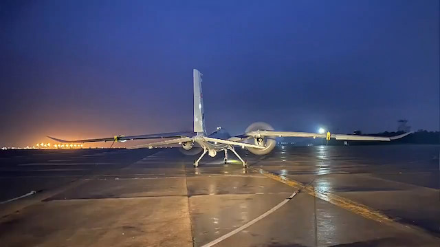 Taarruzi İHA Akıncı piste çıktı
