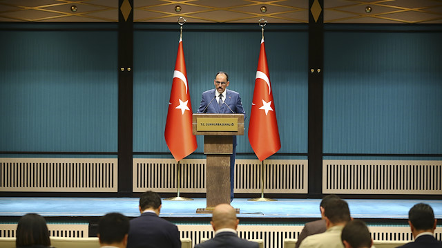 Cumhurbaşkanlığı Sözcücü Kalın: Barış Pınarı Harekatı'nın başarısını gölgeleyecek spekülasyonlardan uzak durulmalı