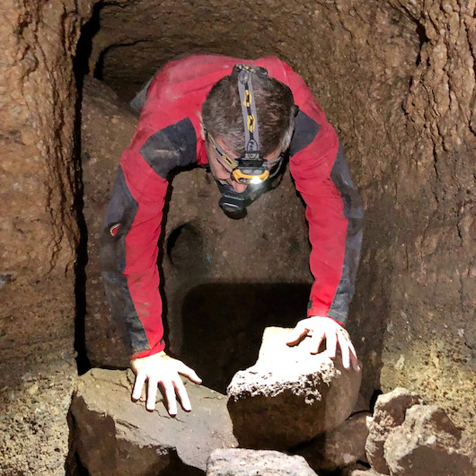 Kayseride bin 300 metre uzunluğunda yer altı şehri bulundu