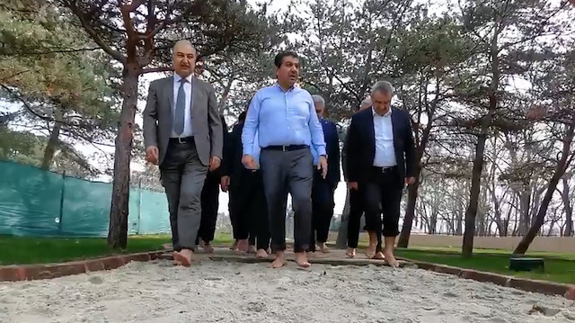 Türkiye'nin ayakkabısız girilen ilk parkı: Şifa Bahçesi