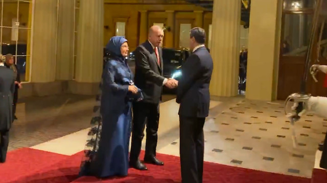 Cumhurbaşkanı Erdoğan Buckingham Sarayı’nda