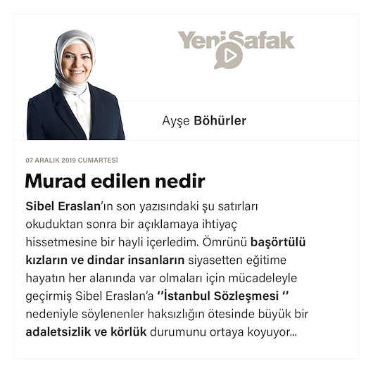 Murad edilen nedir