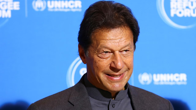 Pakistan's Prime Minister Imran Khan arrives for the Global Refugee Forum at the United Nations in Geneva, Switzerland, December 17, 2019, REUTERS/Denis Balibouse  