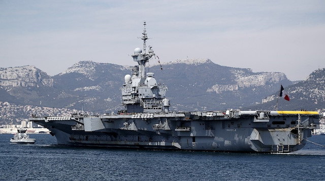 France's aircraft carrier the Charles de Gaulle, 