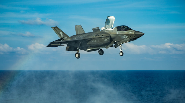 A U.S. Marines F-35B Lightning II fighter