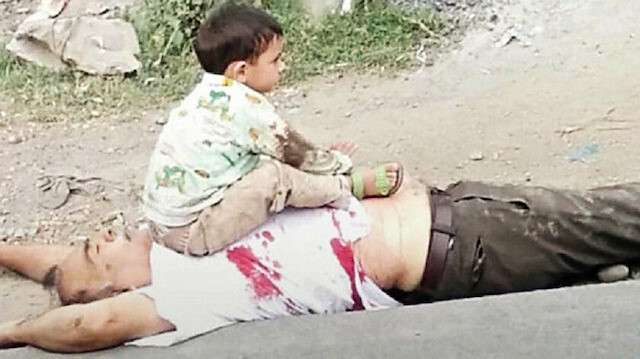 Indian Media Covers 3 Year Old Kashmiri Boy Sitting On Dead