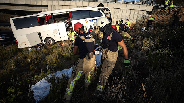 Turkey 5 Die 25 Injured In Bus Accident
