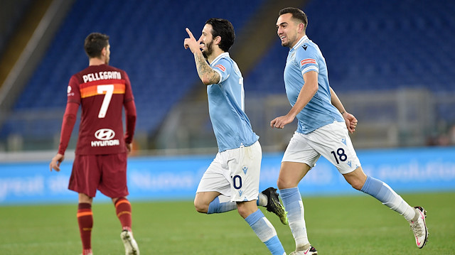 Lazio derbide Roma'yı sahadan sildi
