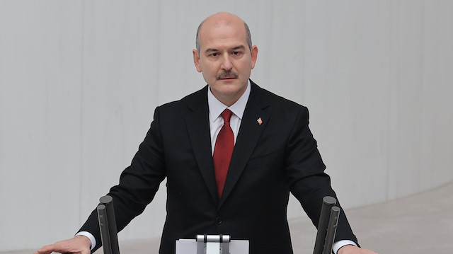 Turkey's Interior Minister Suleyman Soylu 