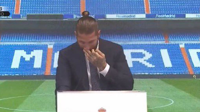 Ramos gözyaşlarıyla veda etti