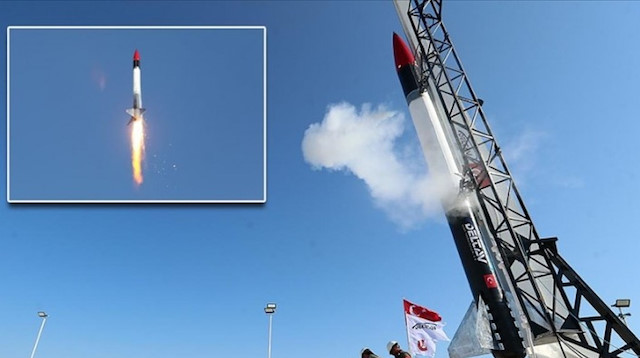 اختبارات ناجحة لمحرك صاروخ تركي سيستخدم في "مهمة القمر" 