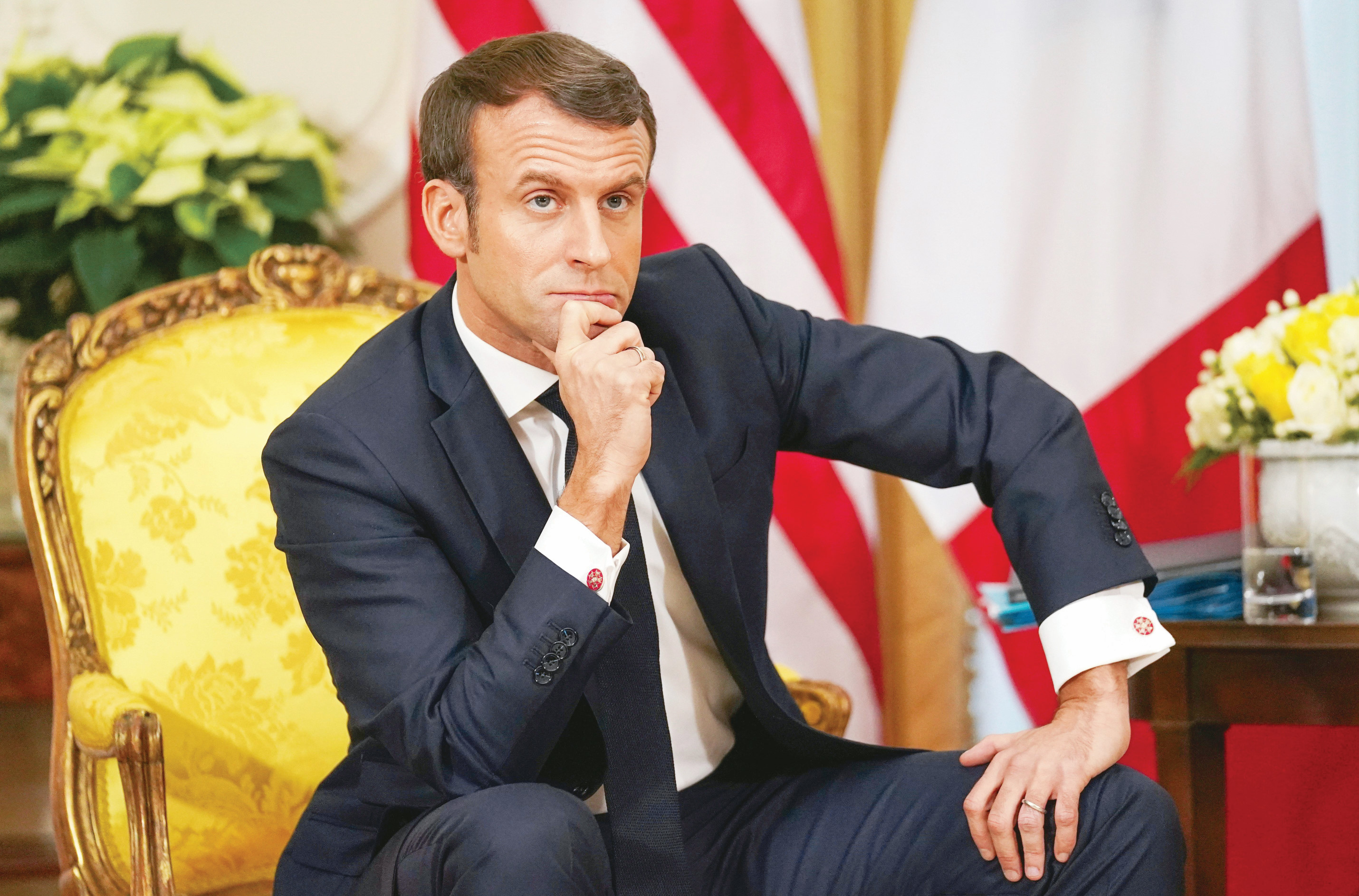 France president. Эммануэль Макрон.